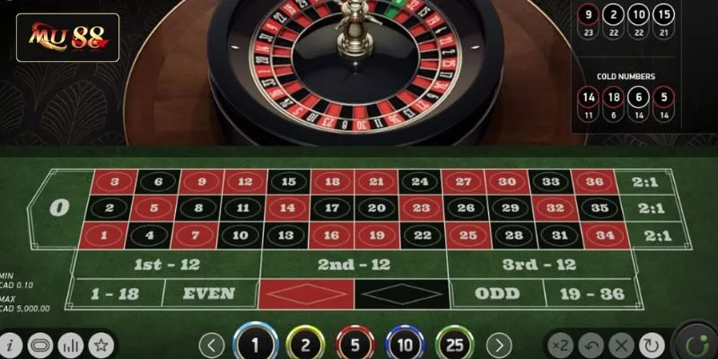 Các tùy chọn cược Roulette có sẵn dành cho người chơi Các tùy chọn cược Roulette có sẵn dành cho người chơi