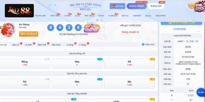 Đánh hai mặt Rồng Hổ xổ số miền Nam Đánh hai mặt Rồng Hổ xổ số miền Nam