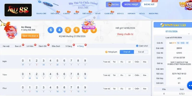 Đánh lô ba càng, bốn càng miền Nam Đánh lô ba càng, bốn càng miền Nam