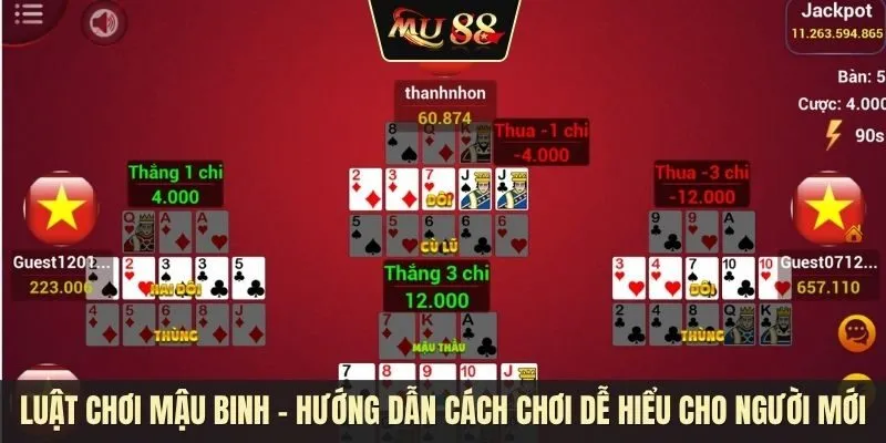 Luật chơi mậu binh - Hướng dẫn cách chơi dễ hiểu cho người mới